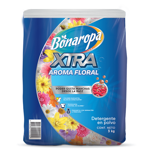 DETERGENTE POLVO BONAROPA FLORAL 3000 GR
